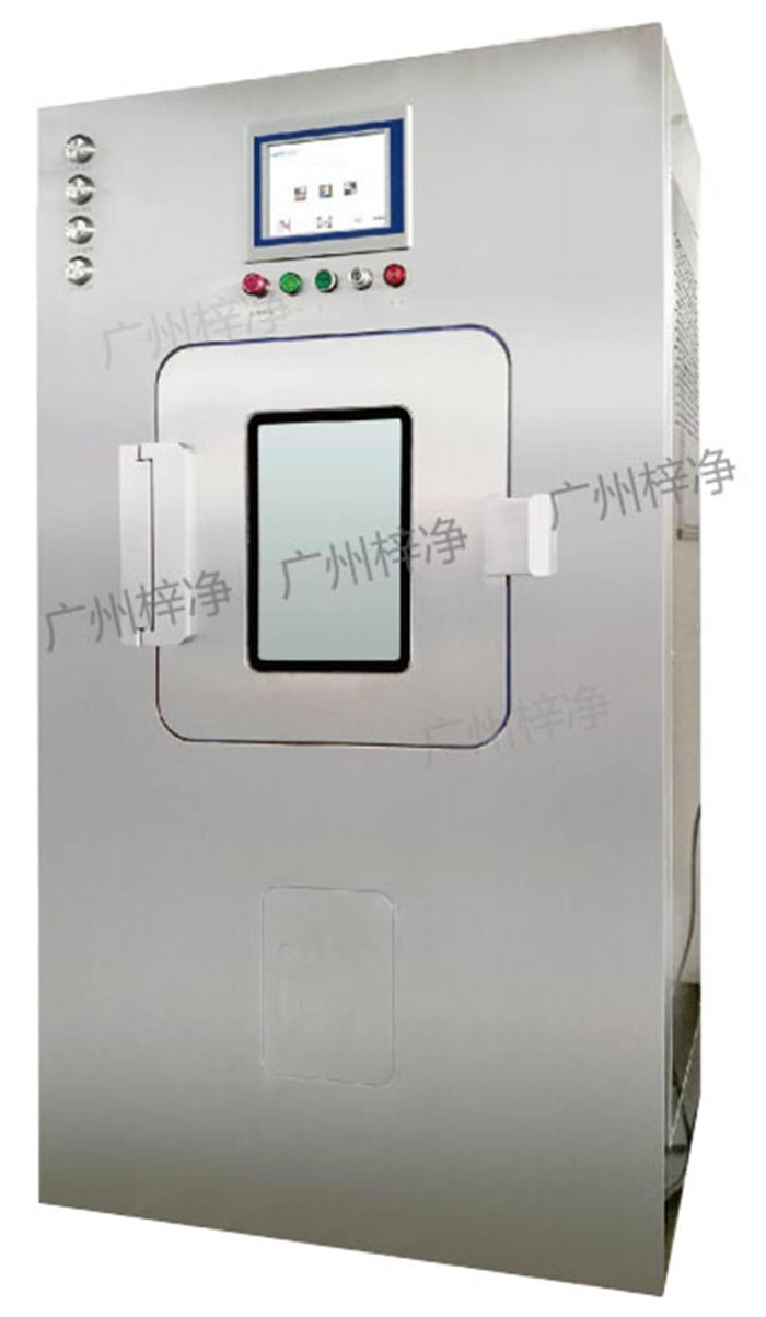 VHP滅菌傳遞窗采用專(zhuān)門(mén)的滅菌介質(zhì)給予系統(tǒng)使過(guò)氧化氫等離子體更均勻，達(dá)到滅菌效果。